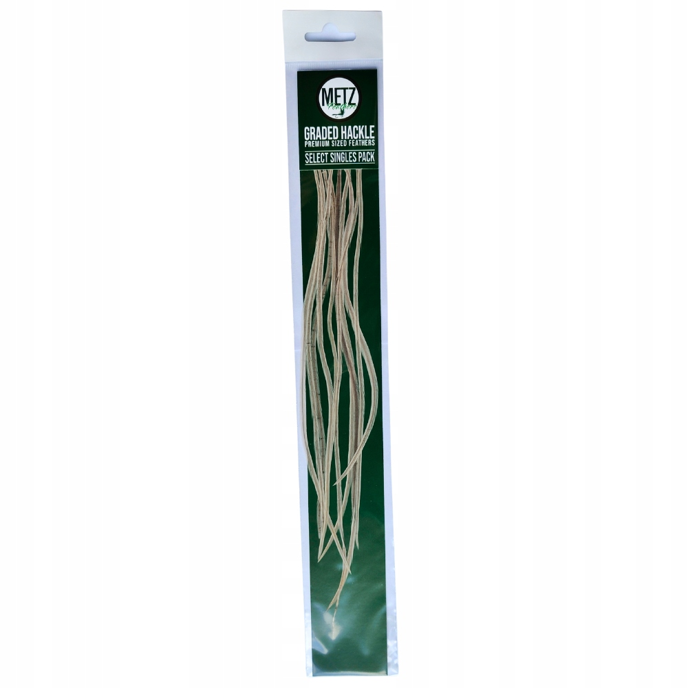 Pióra Siodłowe Metz Saddle Single Pack 10 feathers Medium Dun 92448-10