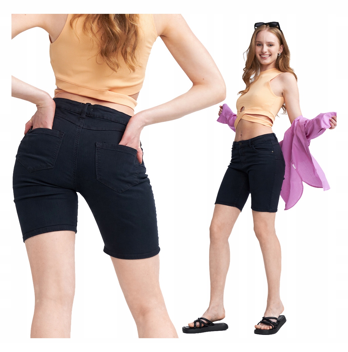 

Spodenki Damskie przed kolano spodenki Na Lato 44