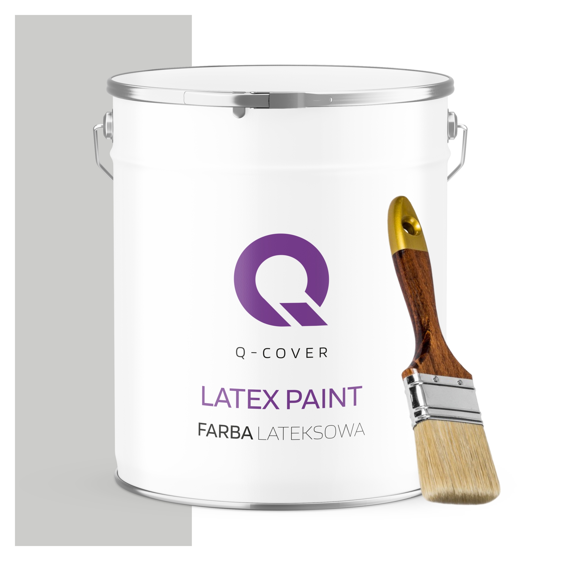 Barva Na Stropní Stěny Mat 5L Šedá Klasická H0004 Štětec