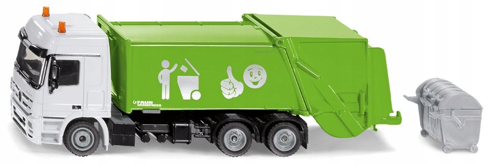 SIKU 2938 CIĘŻARÓWKA MERCEDES - BENZ ŚMIECIARKA METAL