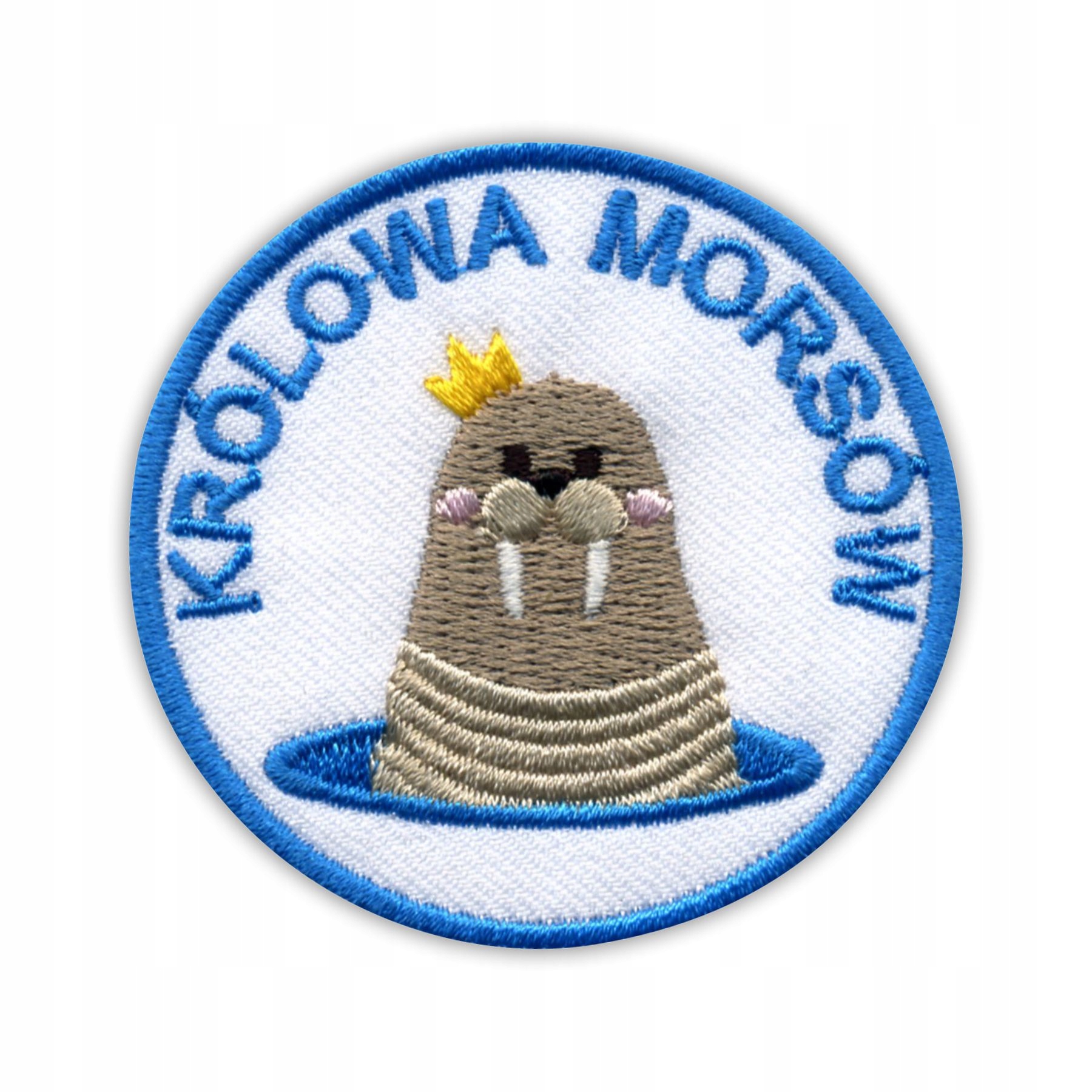 

Naszywka Królowa Morsów w przeręblu, morsowanie