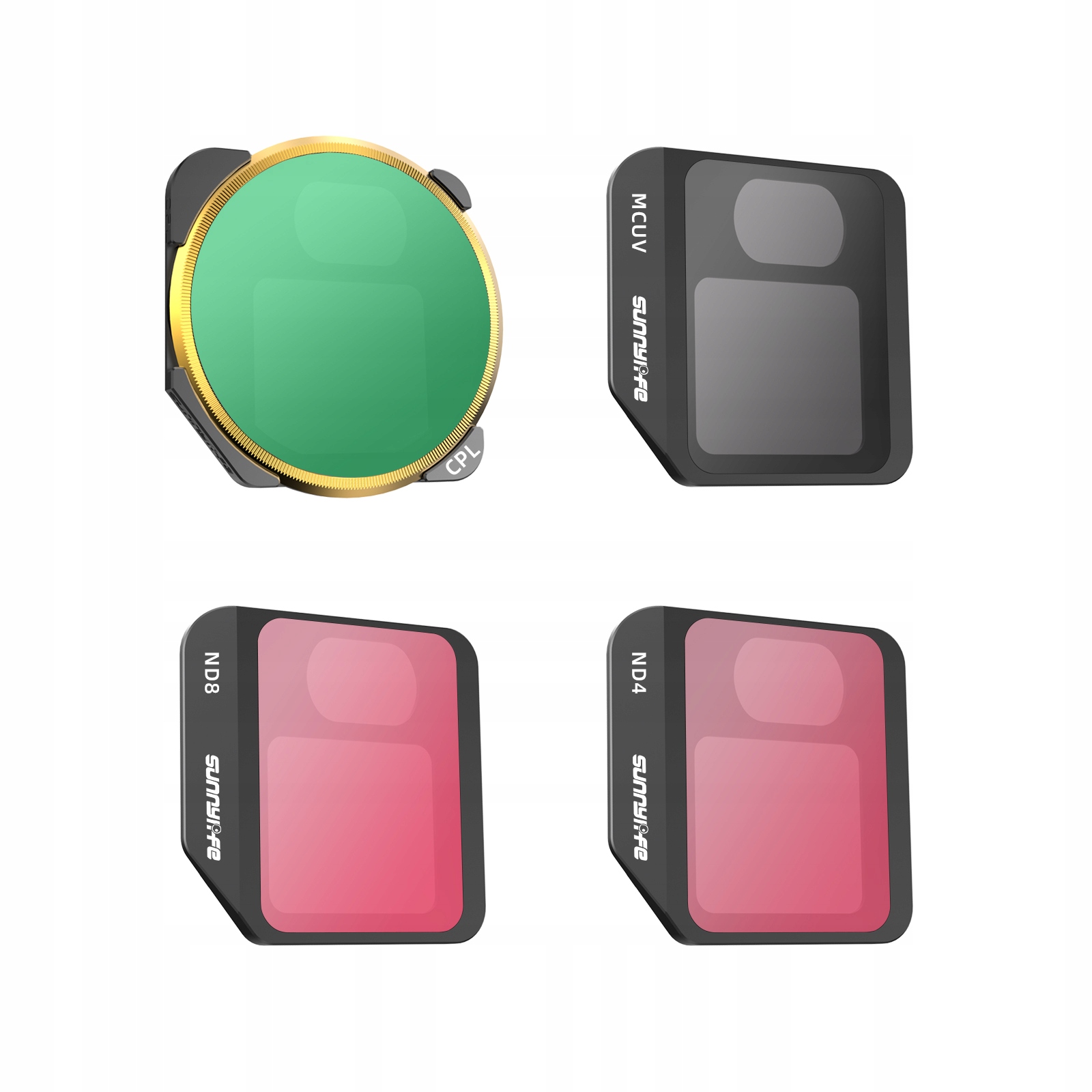 Sada 4 filtrů Cpl ND4 ND8 Mcuv pro Dji Mavic 3