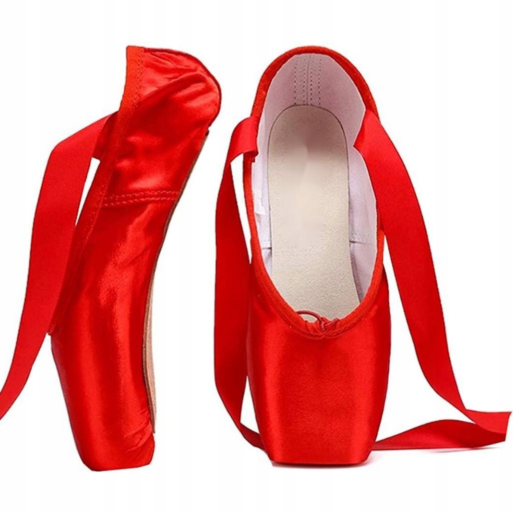 POINTE BUTY DZIEWCZYNA CZERWONY 39 Marka bez marki