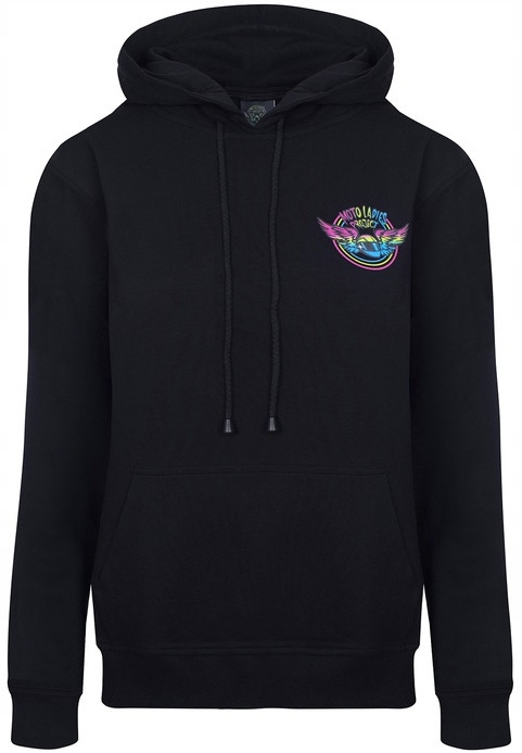 Mlp Mikina S Kapucí Žena Černá Motocyklová Dámská Motolady