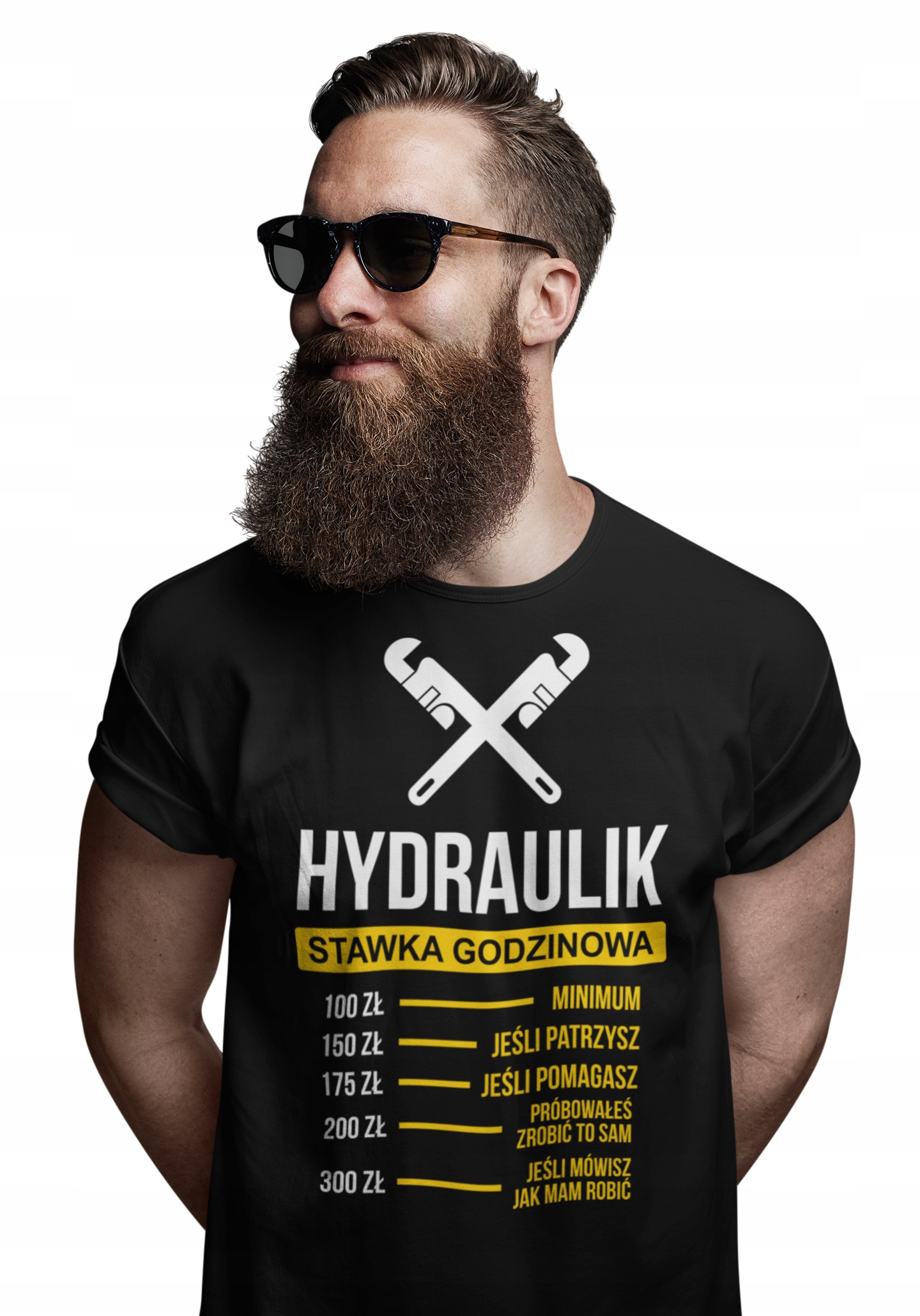 

Koszulka Dla Hydraulika Stawka Godzinowa Prezent