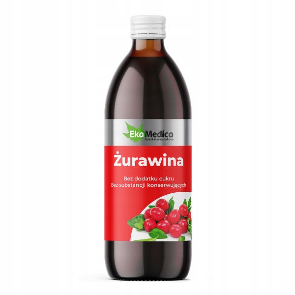 

Sok z żurawiny 100% bez cukru 500ml