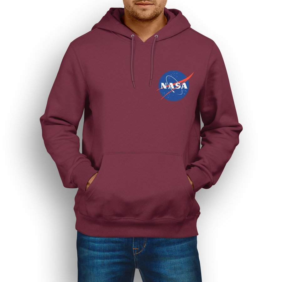 

Nasa bluza dresowa z kapturem kolor burgund L