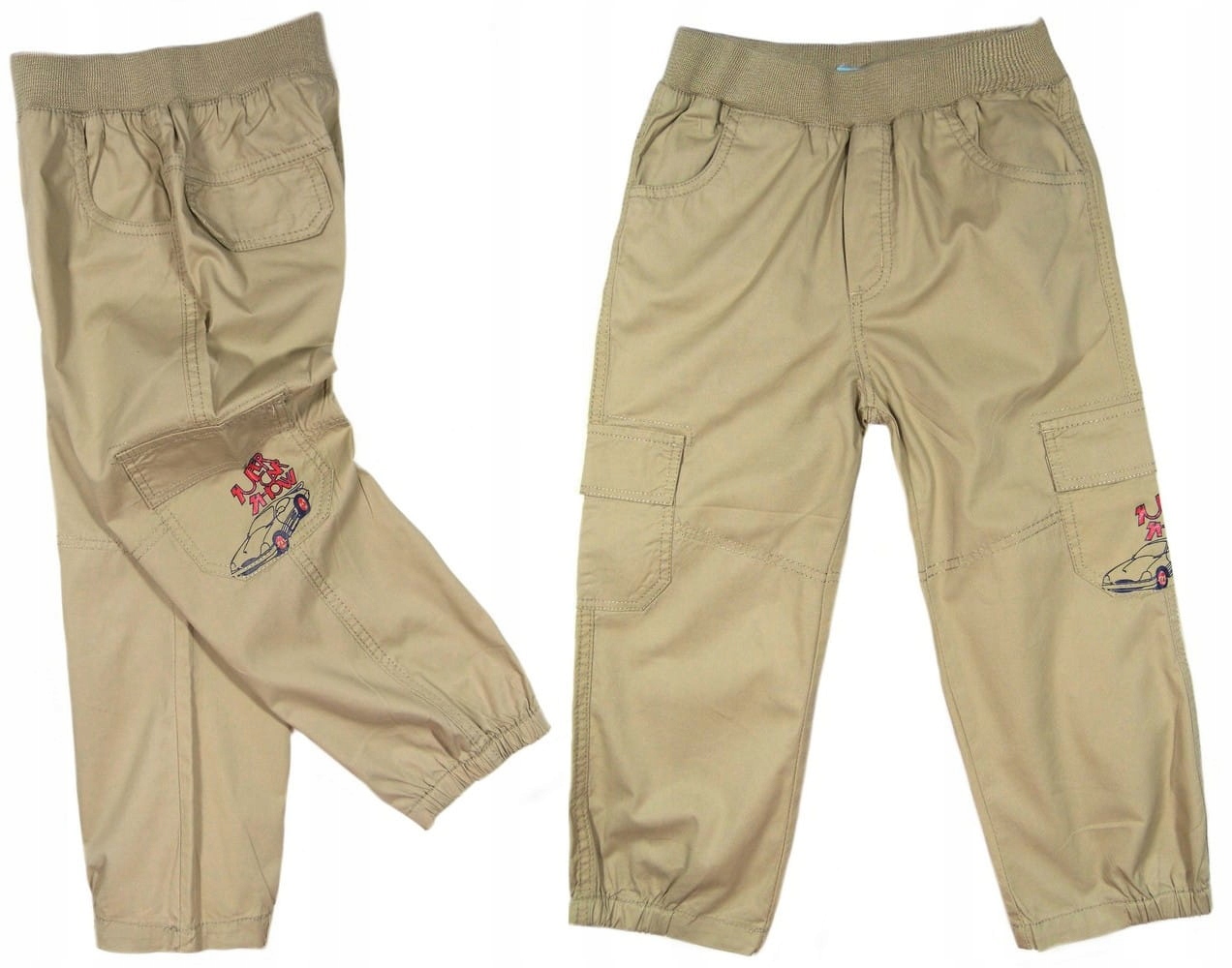 

spodnie do szkoły 275 gumka 116/122 piasek pustyni