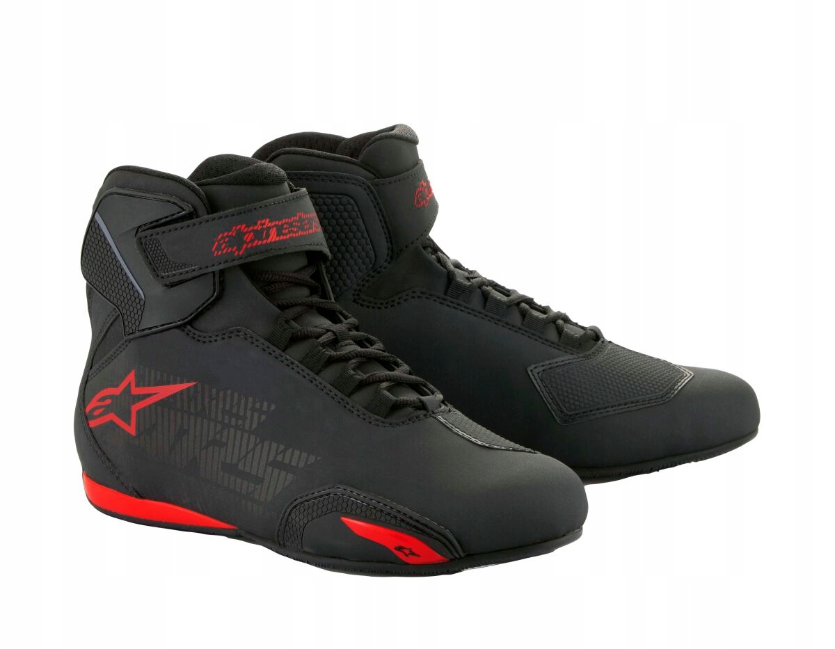 BUTY ALPINESTARS SEKTOR BK/GY/RED R. 12