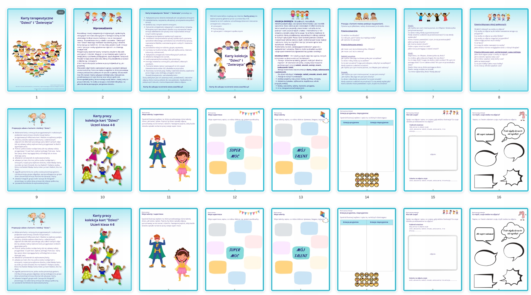 Karty pracy dla dzieci Emocje i komunikacja PDF Rok wydania 2024