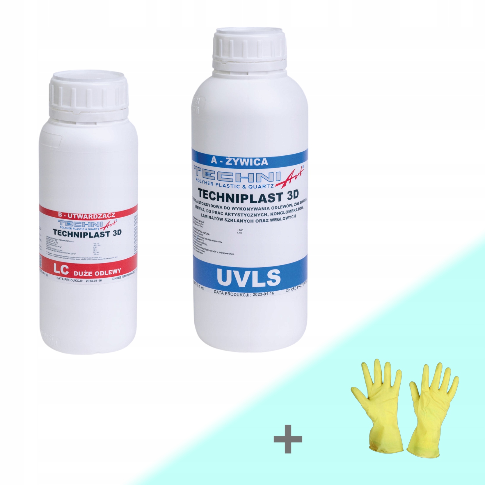 Epoxidová pryskyřice pro velmi silné odlitky 10 cm poskytuje efekt skla – 1,4 kg