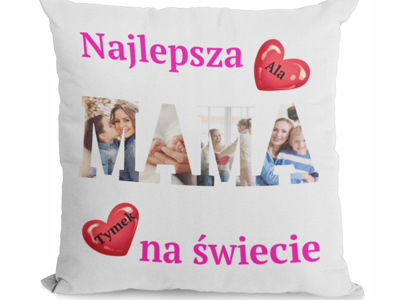 

Poduszka Personalizowany Mama Tata Imię