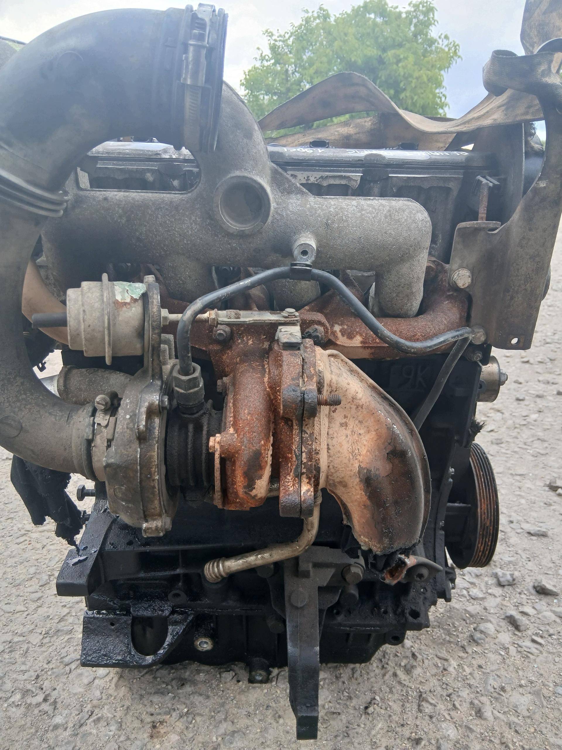 RENAULT TRAFIC OPEL VIVARO 1.9 DCI F9K engine complete KPL 193 TYS KM