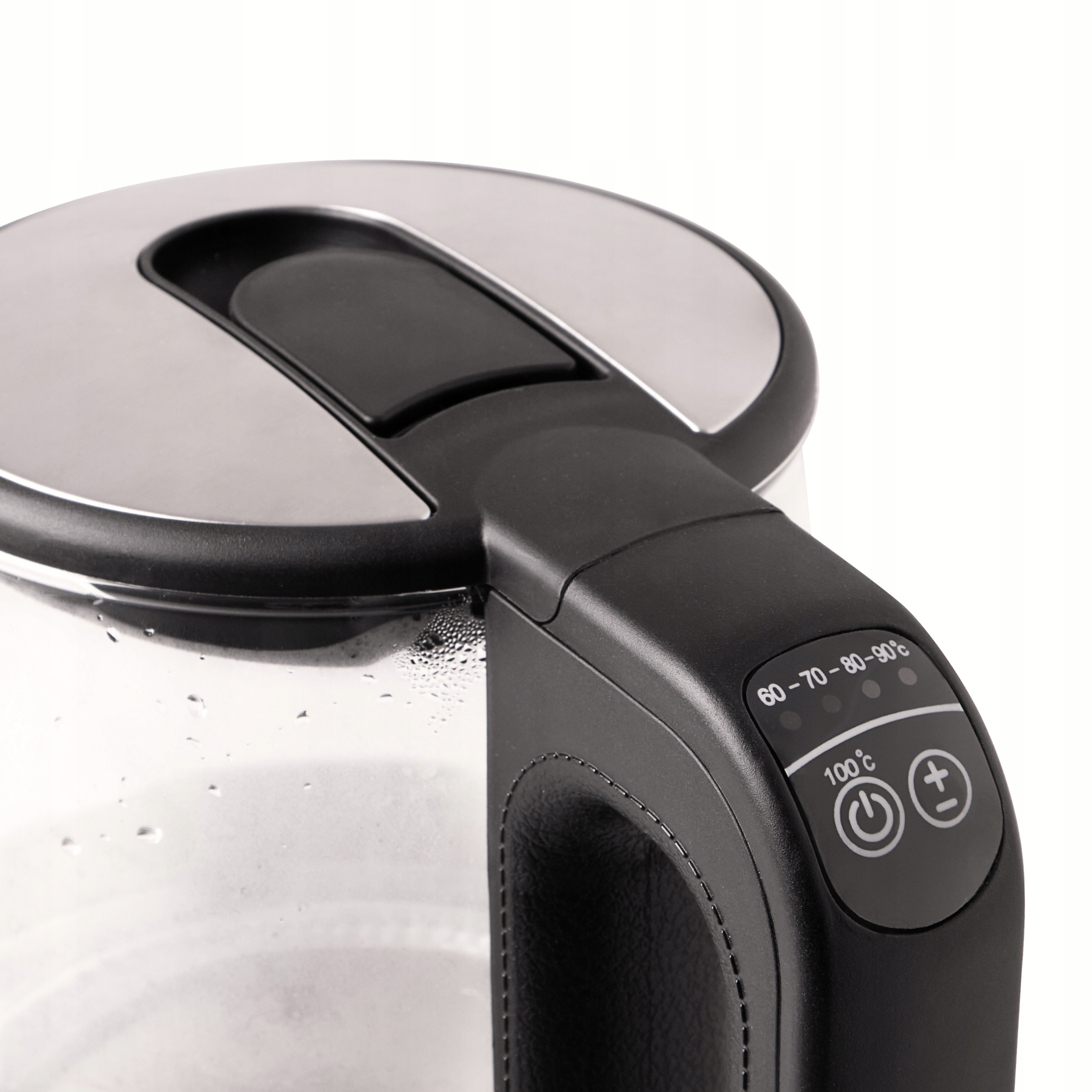 ELDOM Czajnik Szklany z Regulacją Temperatury 1,7L 2200W LED Filtr Kalku — miniatura 13