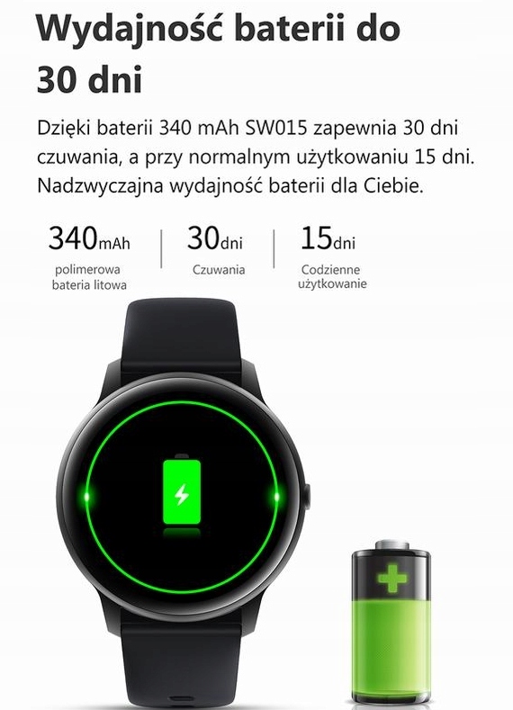 DAMSKI ZEGAREK G.ROSSI SMARTWATCH SREBRNY SW015-3 Komunikacja Bluetooth