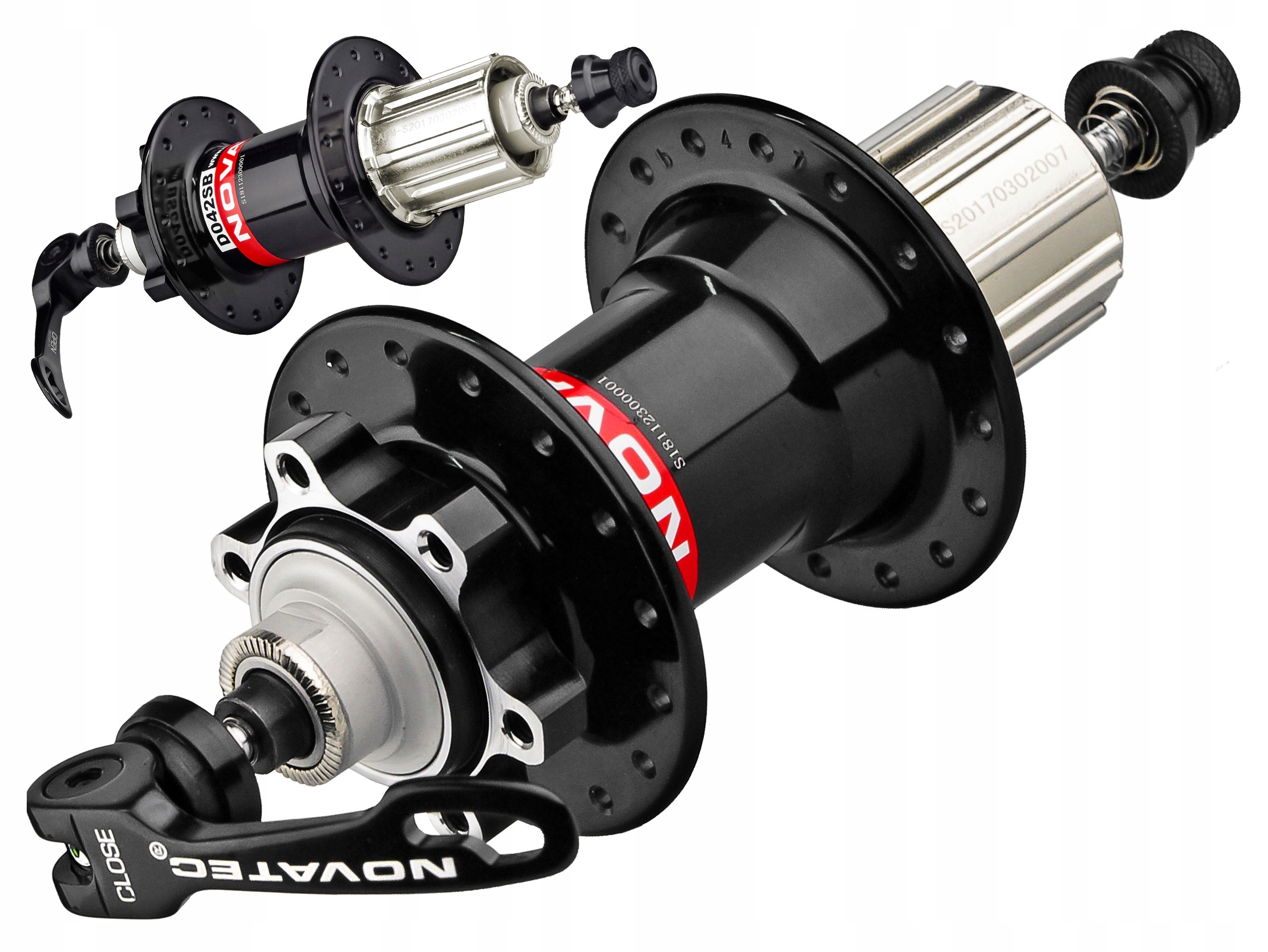 Piasta Tylna Tył Novatec NT-D042SB 10x135 mm Is 32H Kaseta 8-11S Zacisk Qr