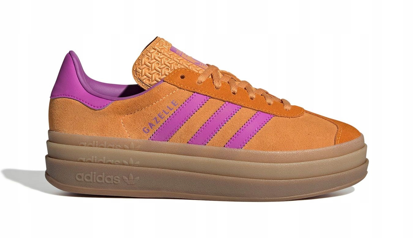 Boty Adidas Gazelle Bold 'Flash Orange Purple Burst' JS3895, vel . 37 1/3