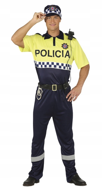 Kostým Policista Policisty Městské Policejní Stráže L