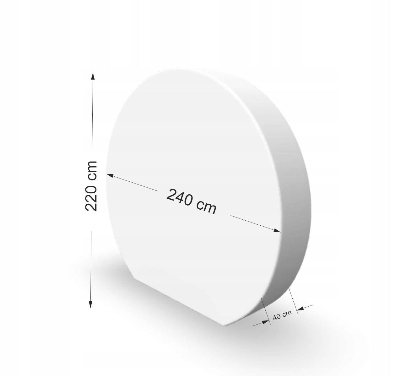 ŚCIANKA TEKSTYLNA DWUSTRONNA MOON + tkanina -->realizacja 4 DNI<--
Wysokość produktu 230 cm