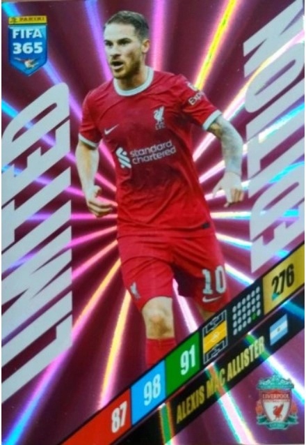 Fifa 365 2024 Panini limited edition Macallister Liverpool