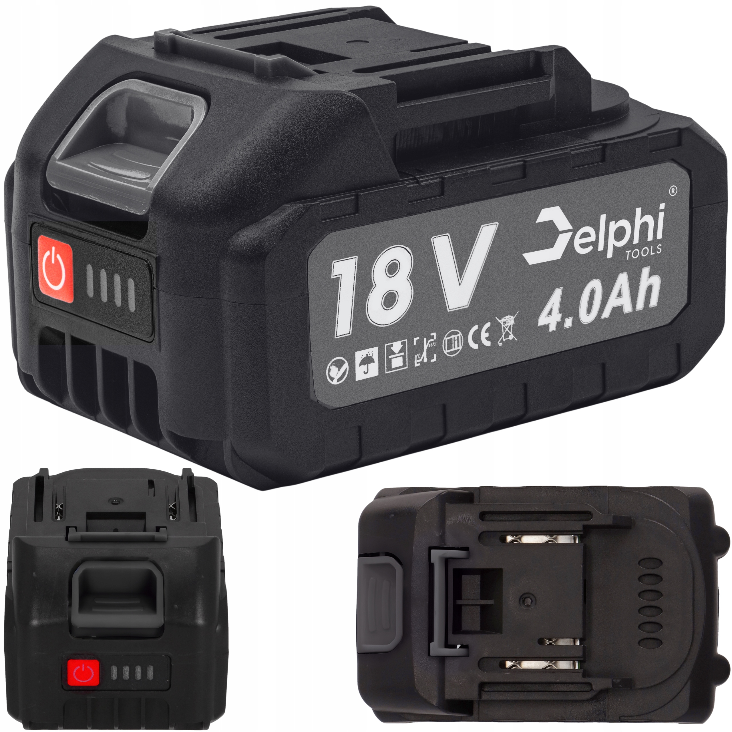 Akumulátor Lithium-iontová Vsuvná Baterie 4.0 Ah 18 V Li-ion