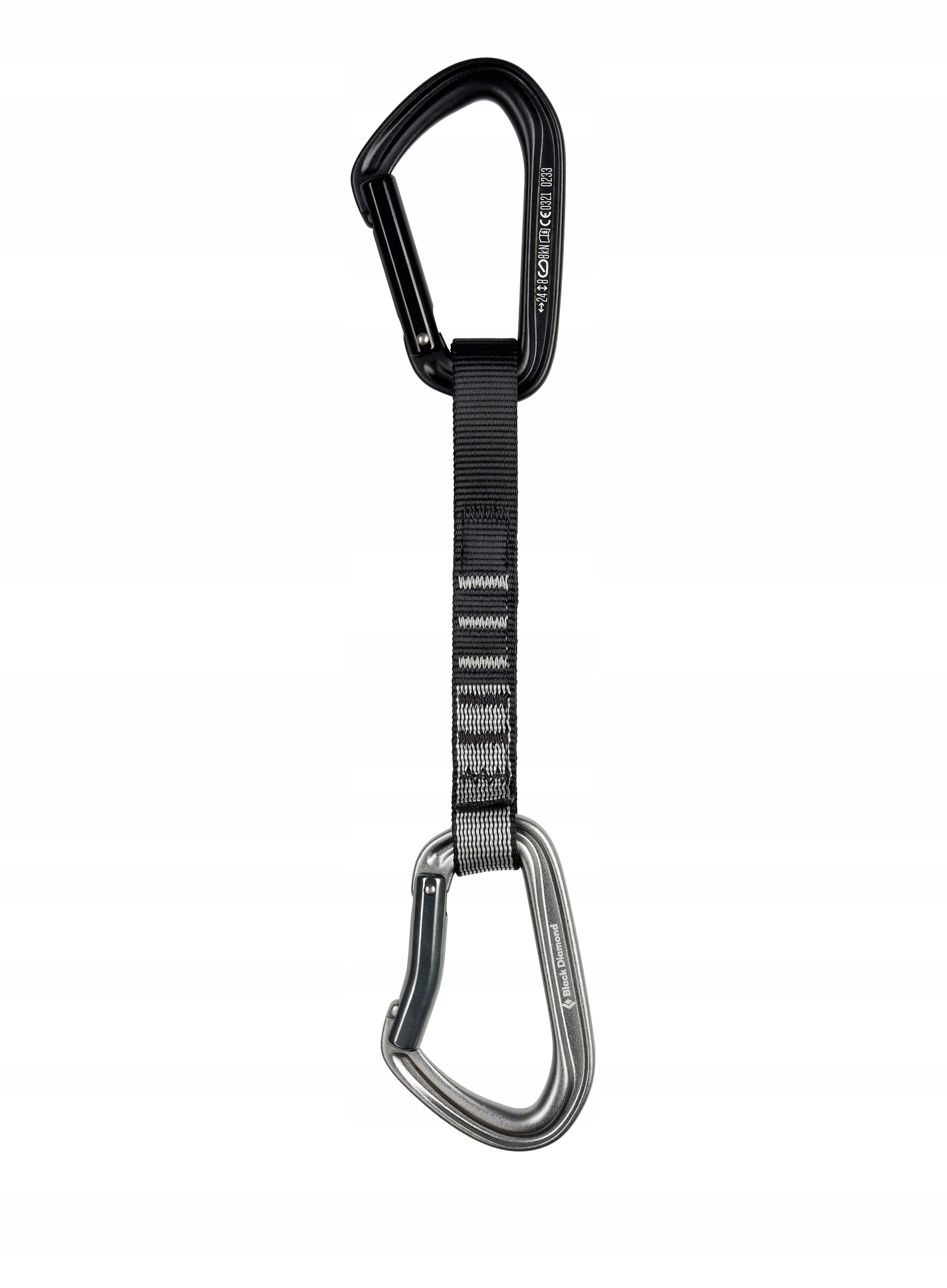 Ekspres Black Diamond HotForge Quickdraw 16cm - gray