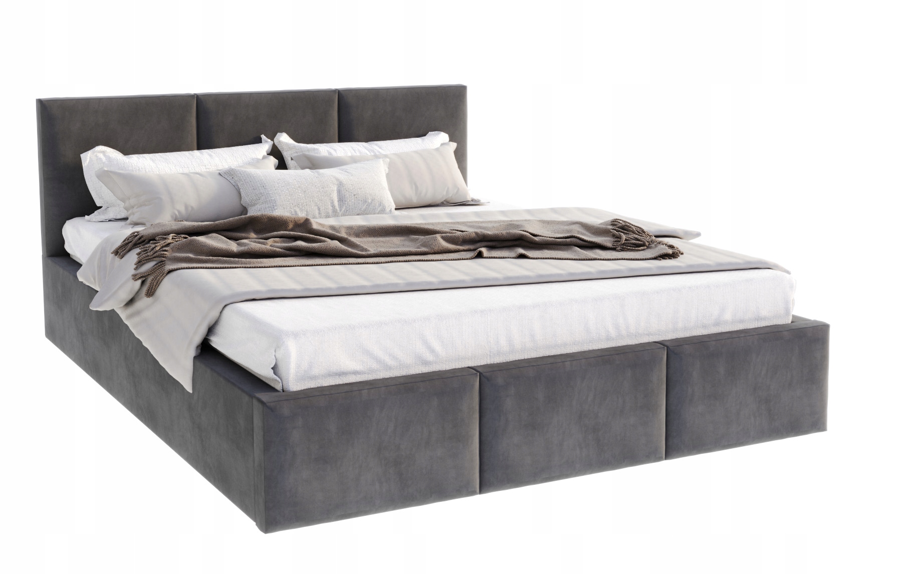 Postel 200x200 čalouněná kovová konstrukce Fresia