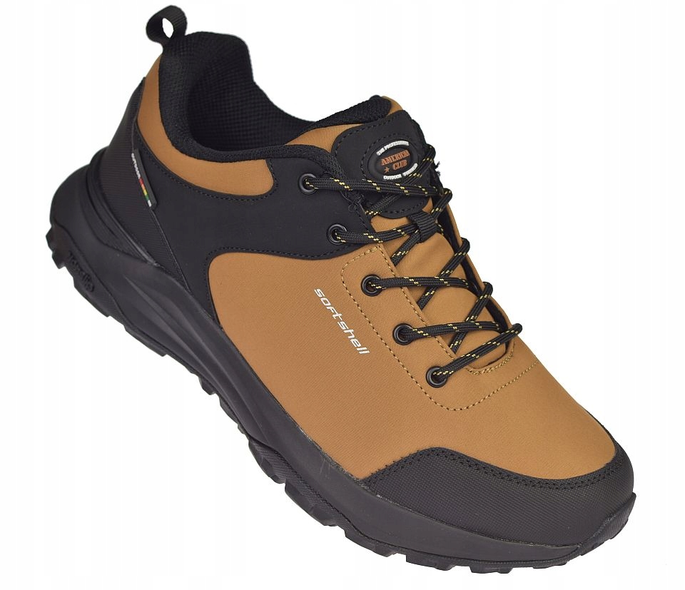 Pánské trekové boty camel Hl 221 s membránou softshell memory foam, vel. 45