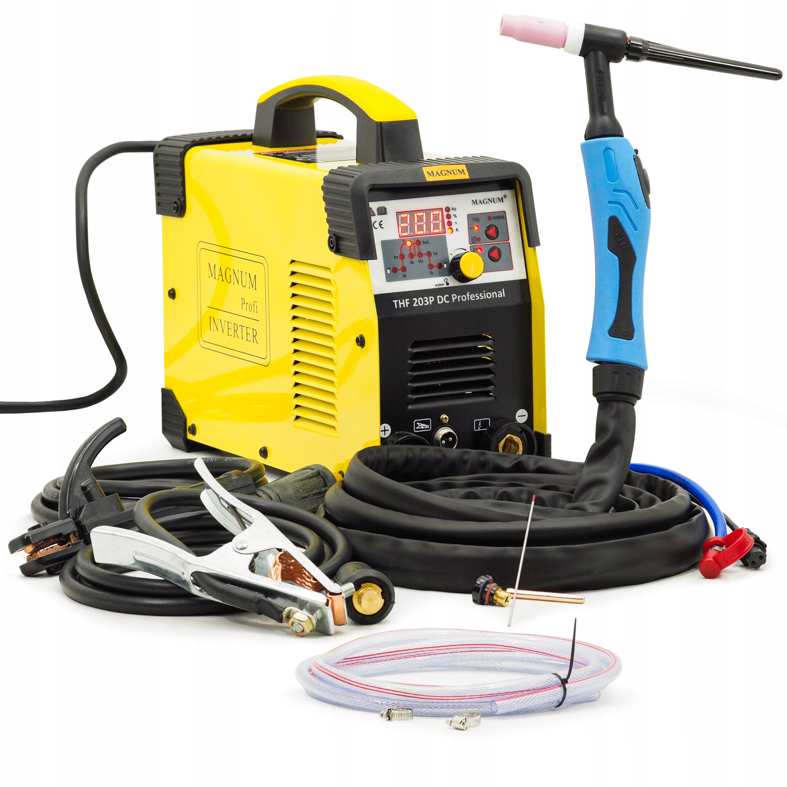 Зварювальний апарат MAGNUM TIG THF 203P PULS DC Pro 200A MMA