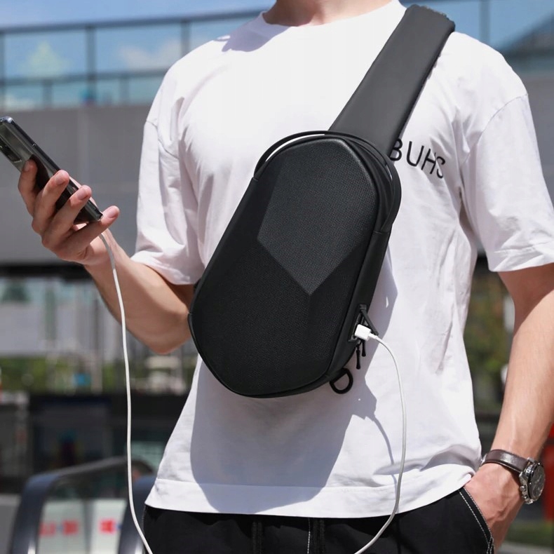 SASZETKA TORBA MĘSKA NERKA PLECAK ANTYKRADZIEŻOWY Typ nerka