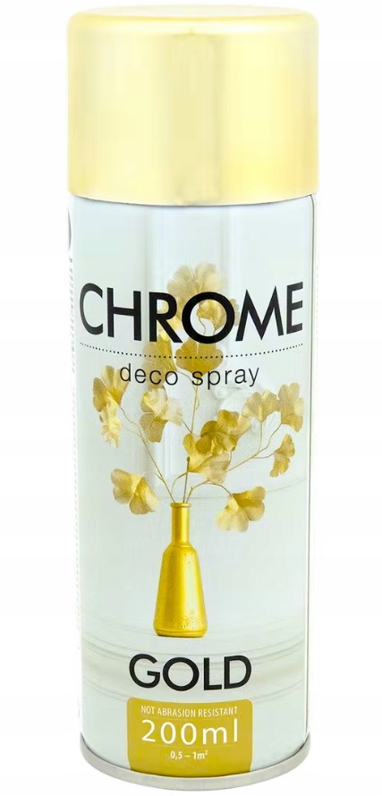 FARBA LAKIER SPRAY CHROM CHROMOWANA ZŁOTA 200 ML Kod producenta 9020187A