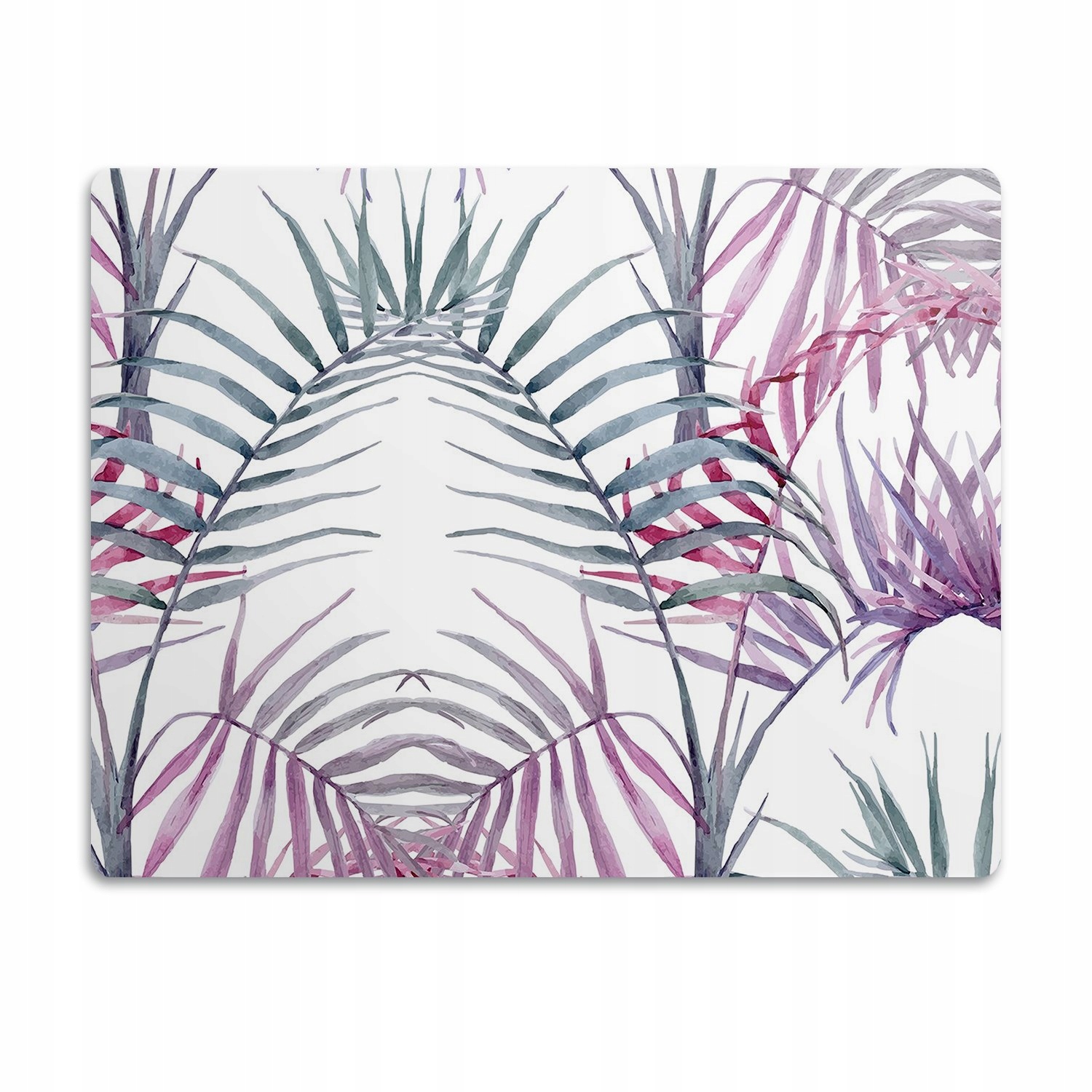 Levně Voděodolná podložka pod misku Růžové listy 90x60 cm