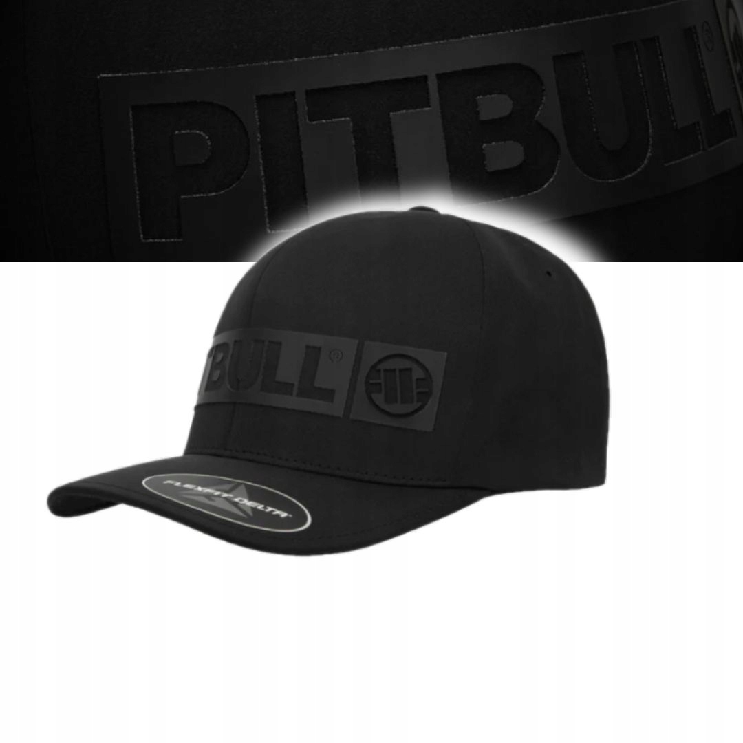 Pitbull West Coast Kšiltovka Full Cap Stretch Hilltop Černá L/XL