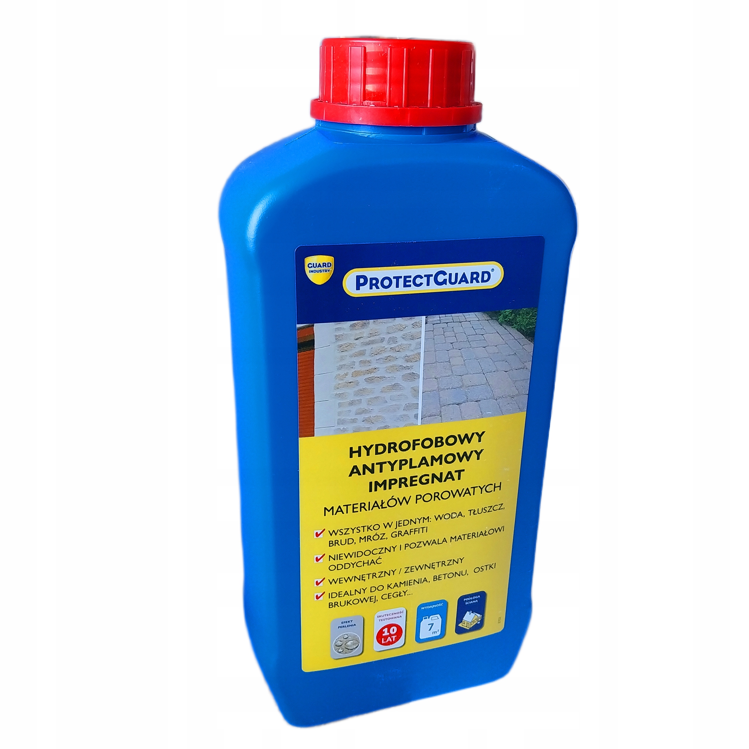 Protectguard 1 L Bezbarvý Impregnační Přípravek Na Cihly A Kámen Proti Graffiti