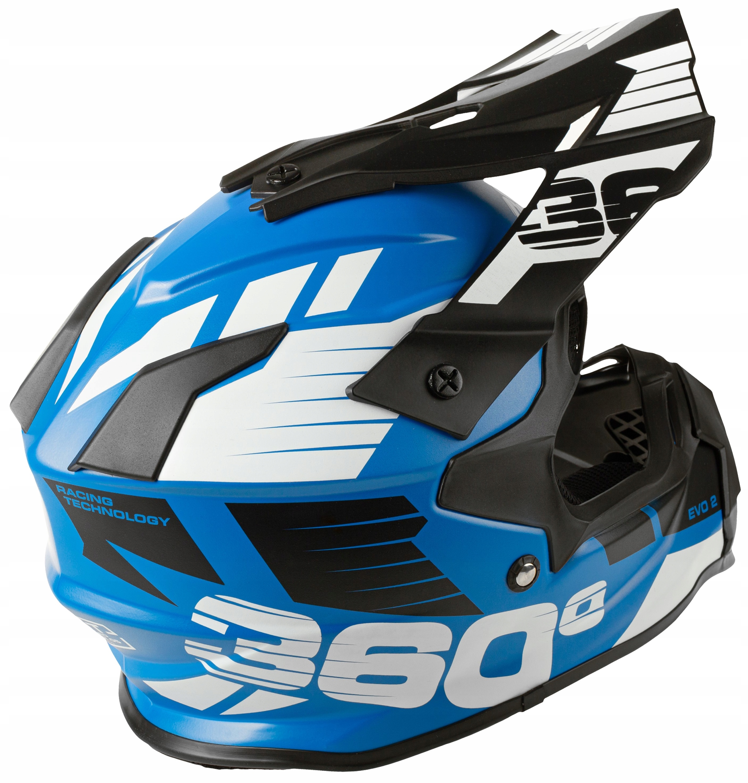 KASK MOTOCYKLOWY CROSS ENDURO ATV MTB HOMOLOGACJA EUROPEJSKA L/XL Model EVO2