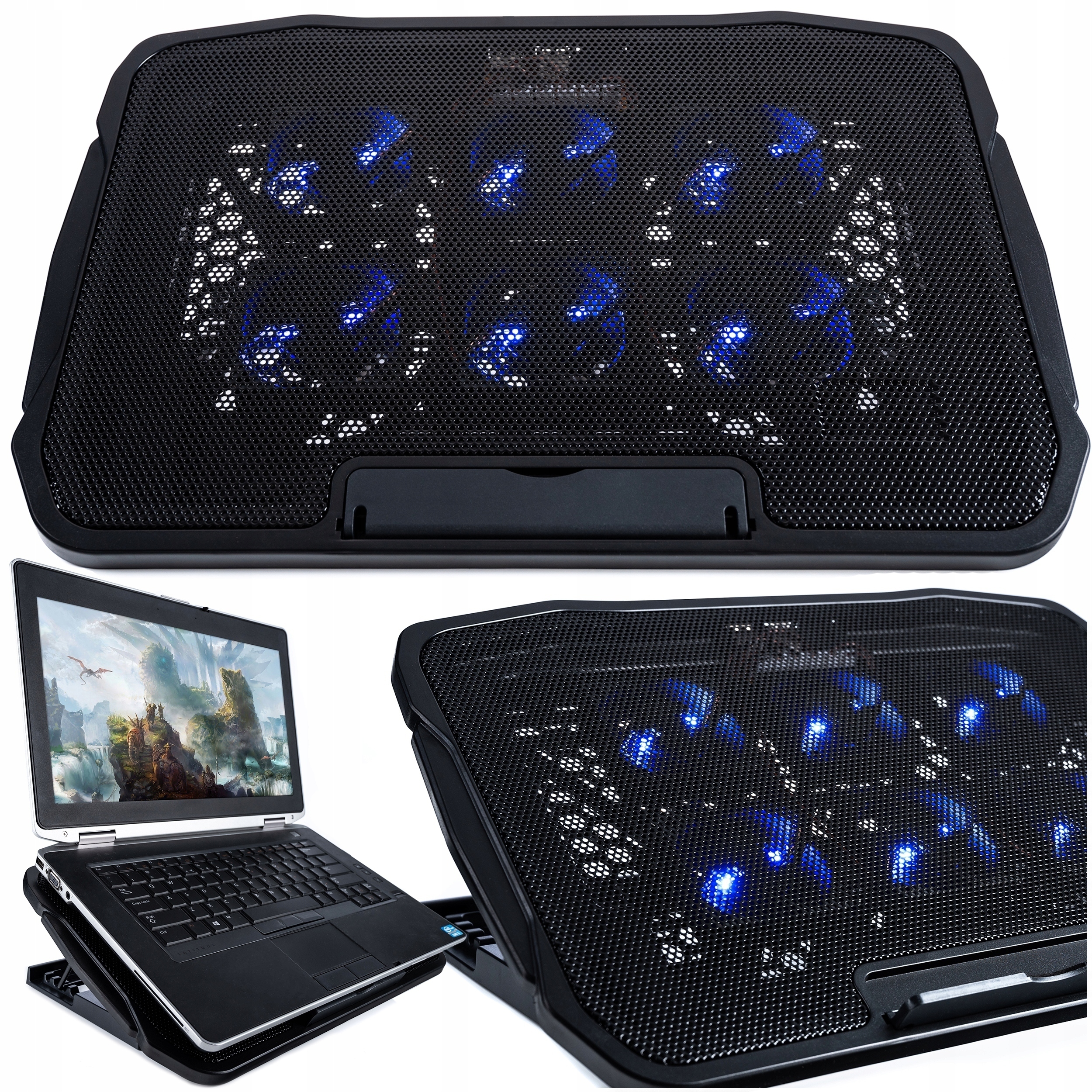 K746F PODKŁADKA PODSTAWKA CHŁODZĄCA DO LAPTOPA USB