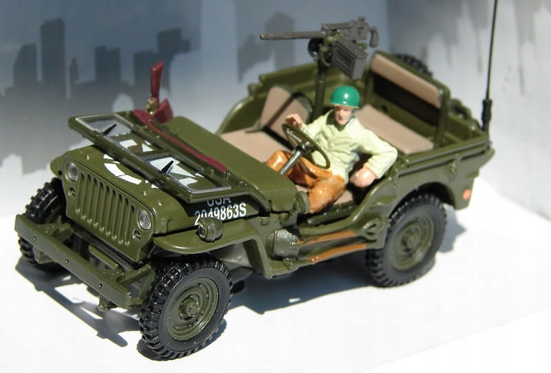 Jeep Willys Us Army Cararama