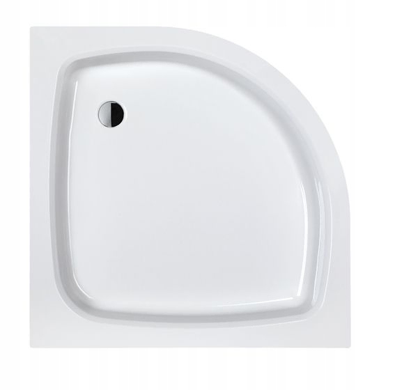 Brodzik Sanplast Ekoplus 80X80X16CM Zabudowany Kompaktowy Półokrągły
