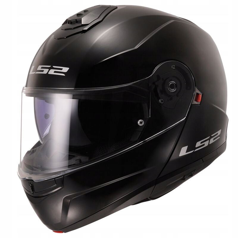 Motocyklová prilba LS2 Strobe II Gloss Black Prilba Čeľusťová FF908