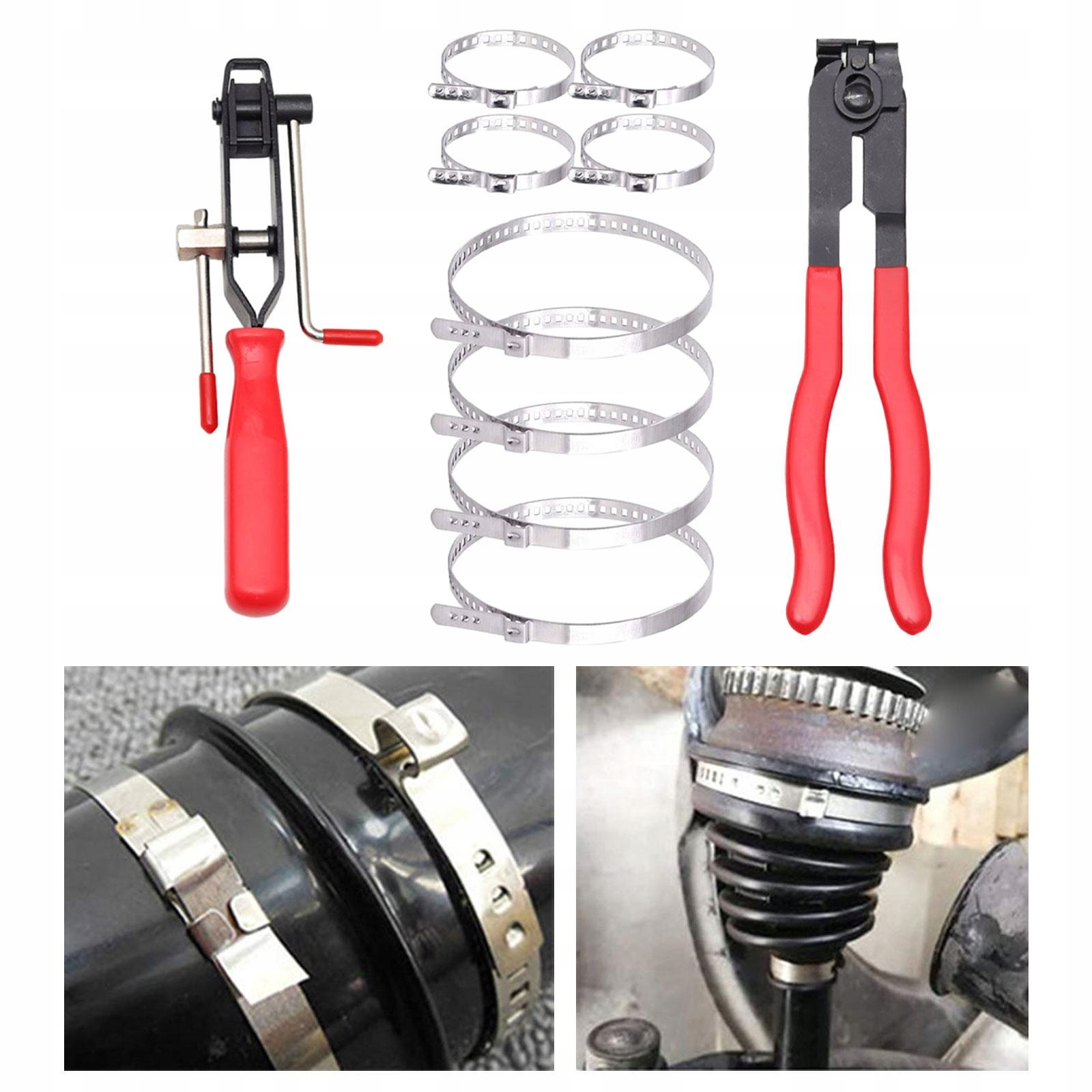 10 Pieces CV Boot Clamp Pliers Set Joint Boot Clamp Pliers for ATV UTV Most Marka bez marki