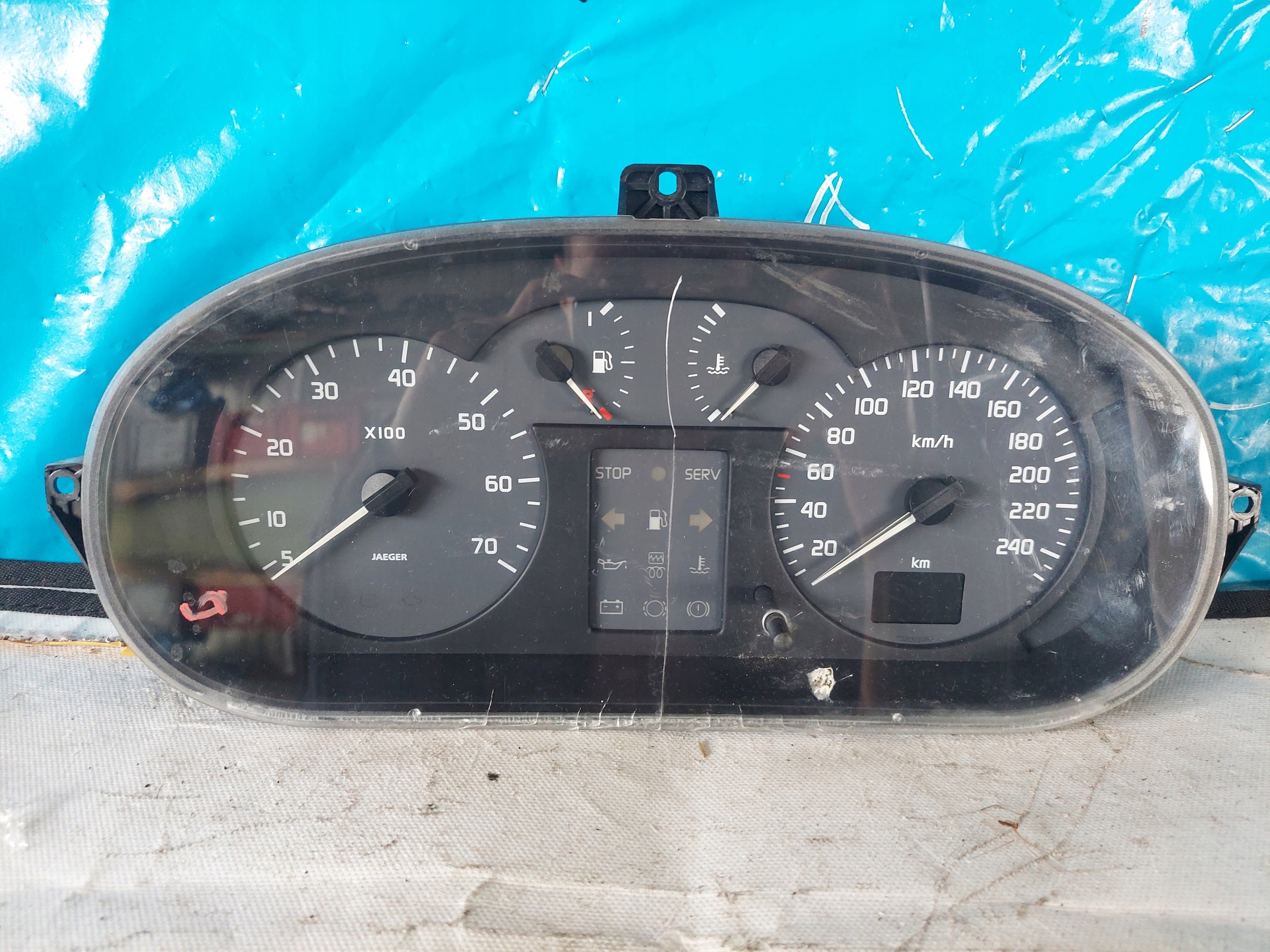 dials clock SCENIC and 1.9 DTI 7700427896