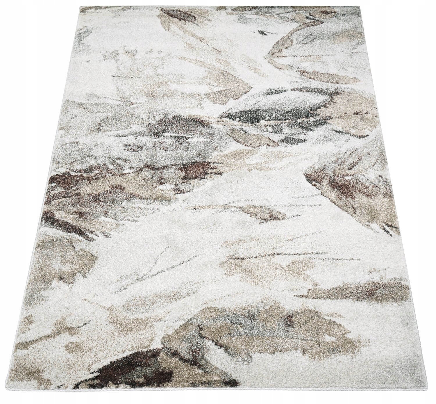 Moderný Koberec Do Obývačky Béžový Miekki Koberce Módne Odolné 160X220