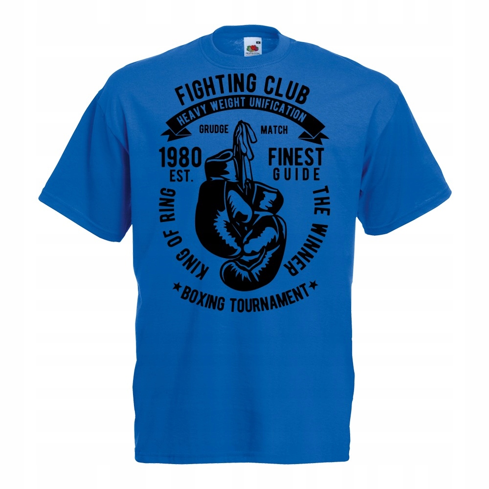 

Koszulka boks box bokser sport sztuki walki S nieb