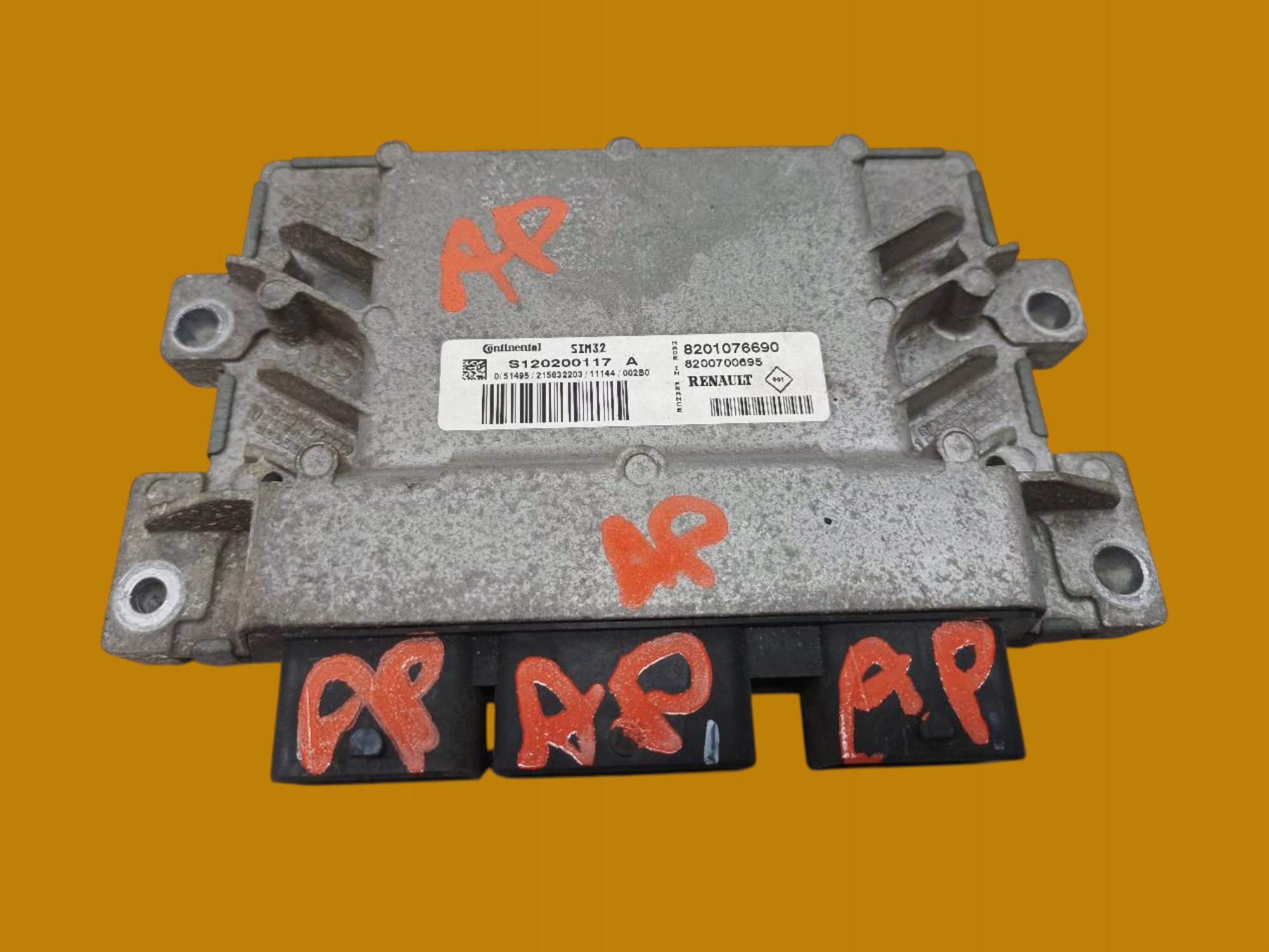 control unit of the engine S120200117A 1.4 B 97KM Renault Twingo II (2007- )