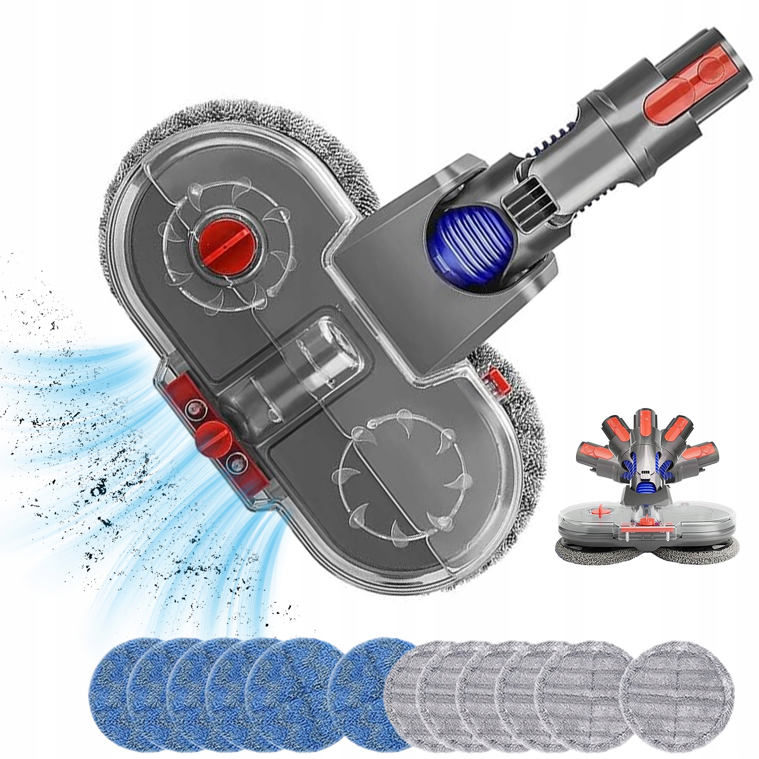 Elektrická Hlava Mopu Pro Dyson V7 V8 V10 V11, Snadná Montáž A Údržba