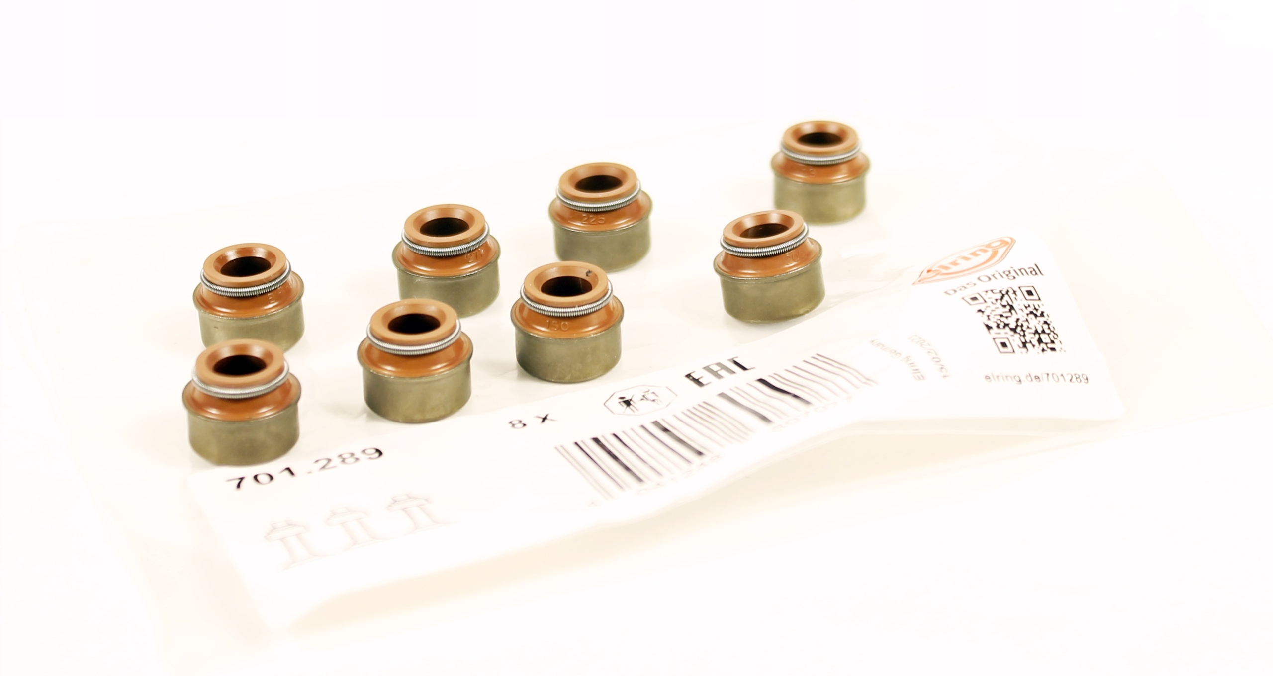 Erling uszczelniacze zaworowe 7 mm - 8 szt.