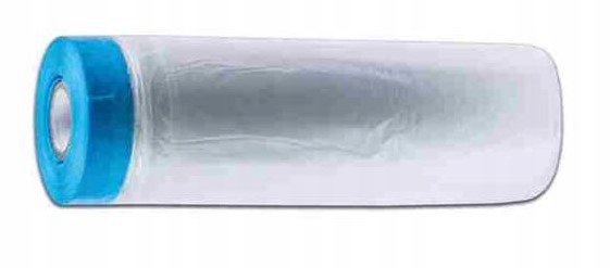 

Folia ochronna z taśmą malarską 110 cm x 30 m