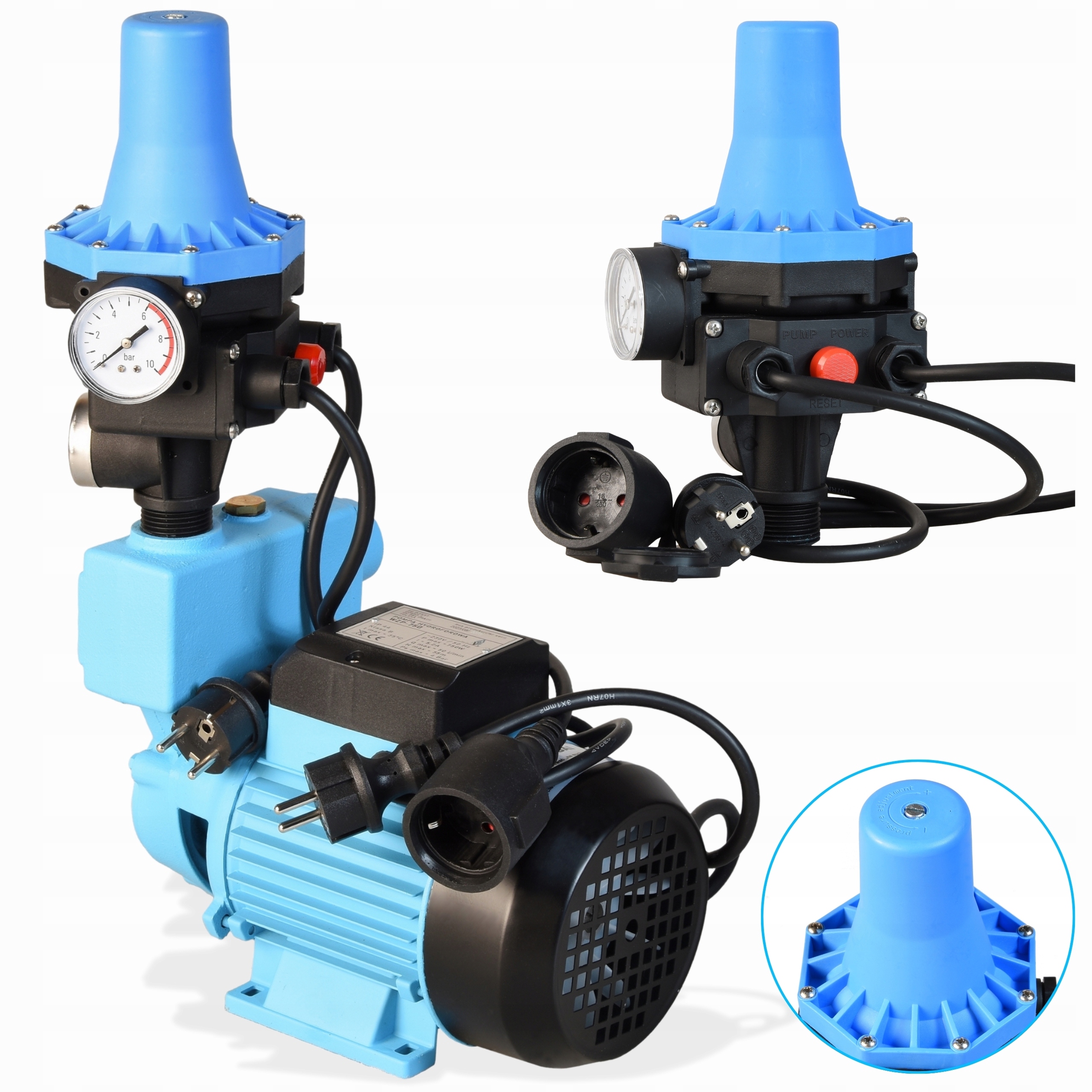 Čerpadlo Na Vodu 750 W 50 L/min S Automatickým Ovládaním Prevádzky Čerpadla S Reguláciou