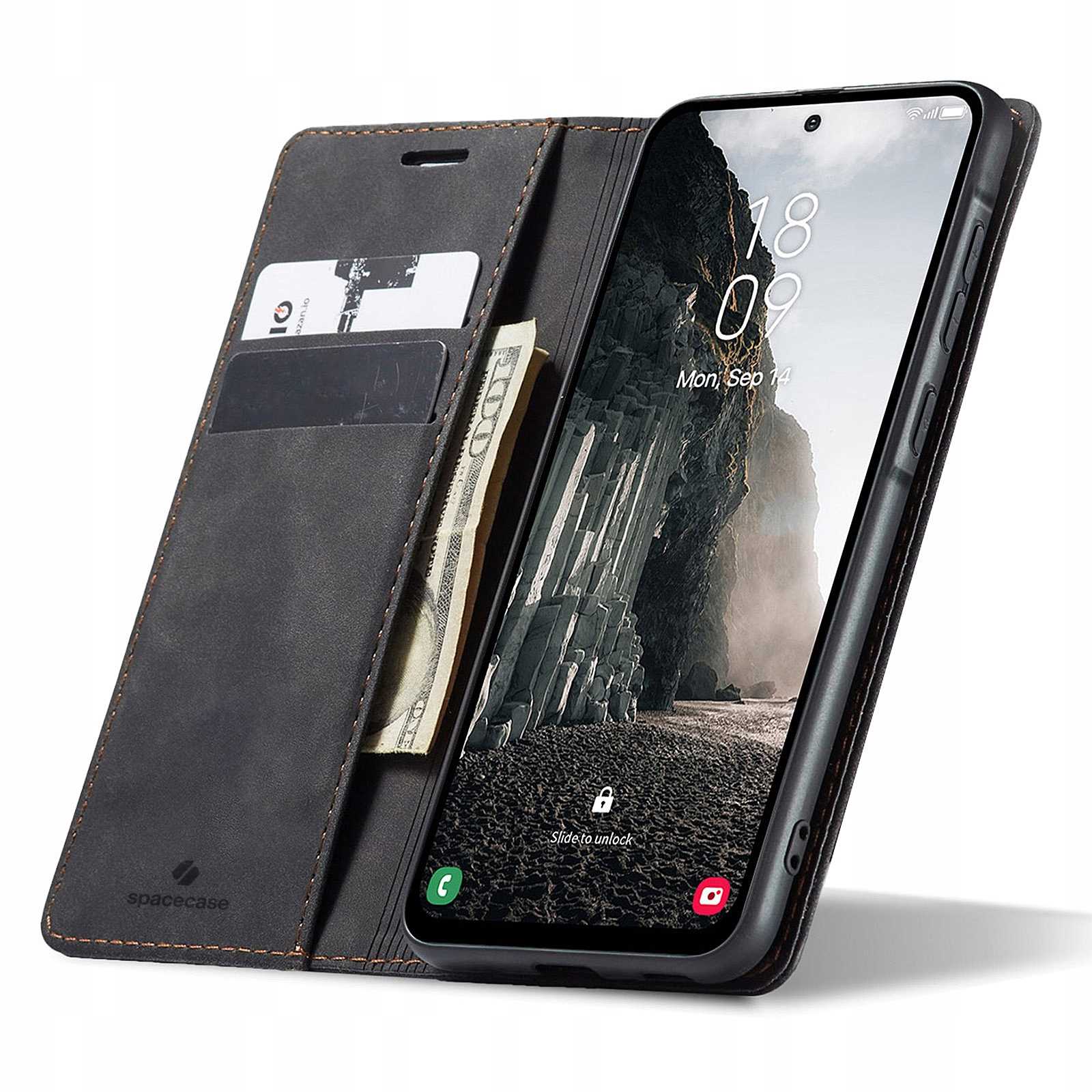 Spacecase Wallet Galaxy A36 černá