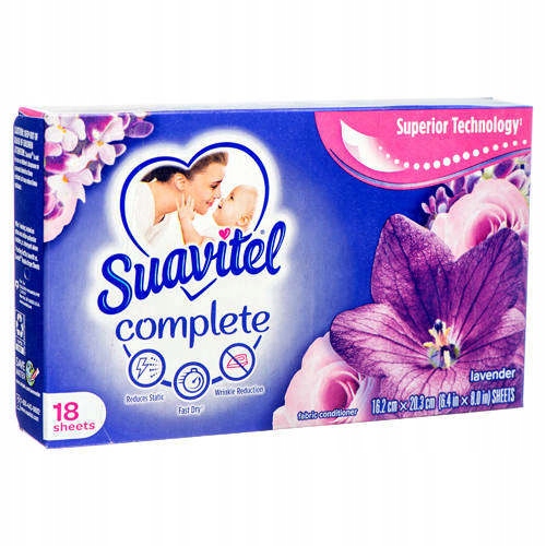 

Suavitel Lavender 18 szt. Chusteczki do suszarek